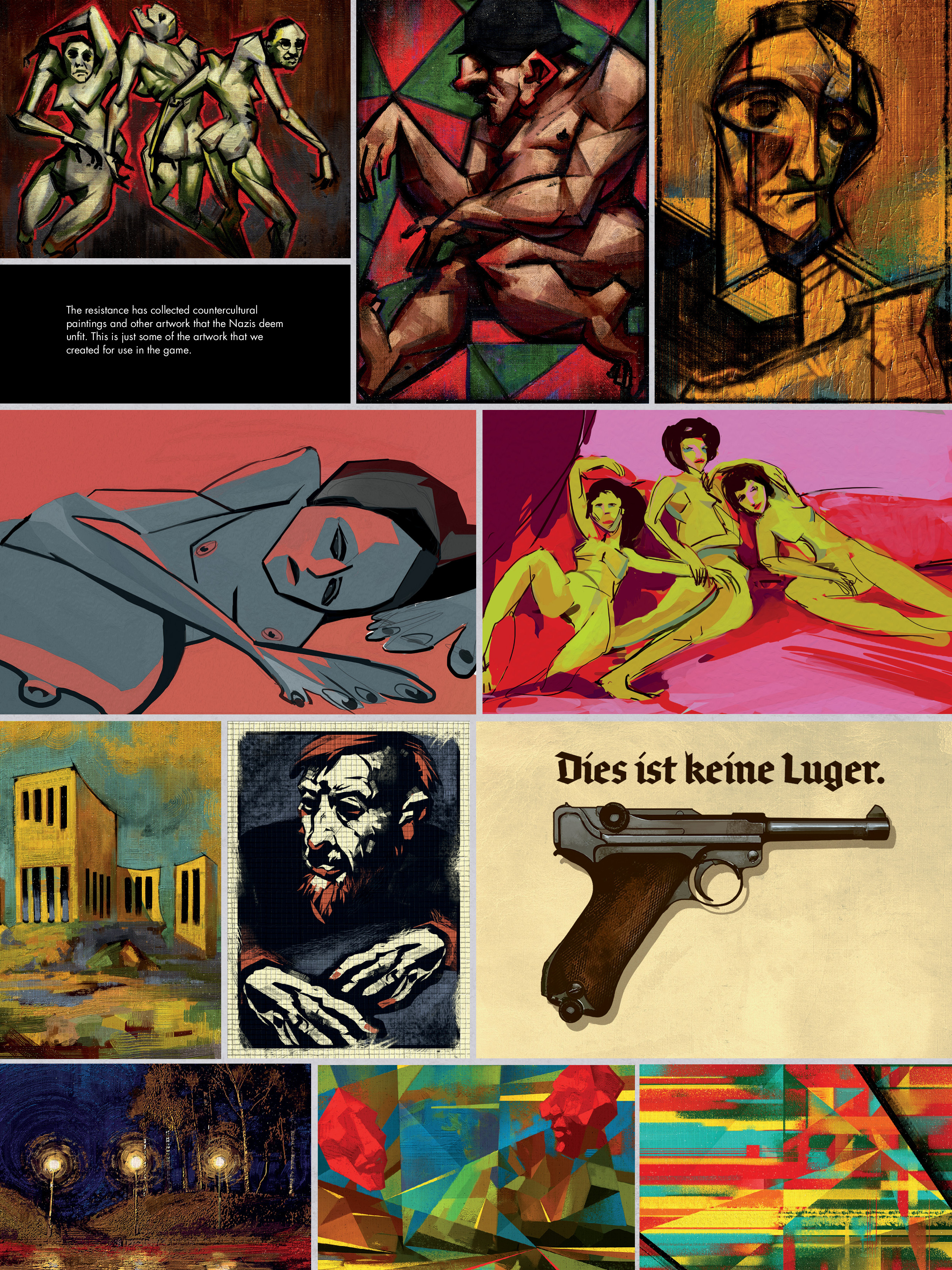 Read online The Art of Wolfenstein: The New Order comic -  Issue # TPB (Part 2) - 9