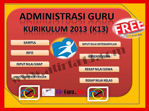 Aplikasi Manajemen Guru Kurikulum 2013 (K13) Format Excel.Xlsx