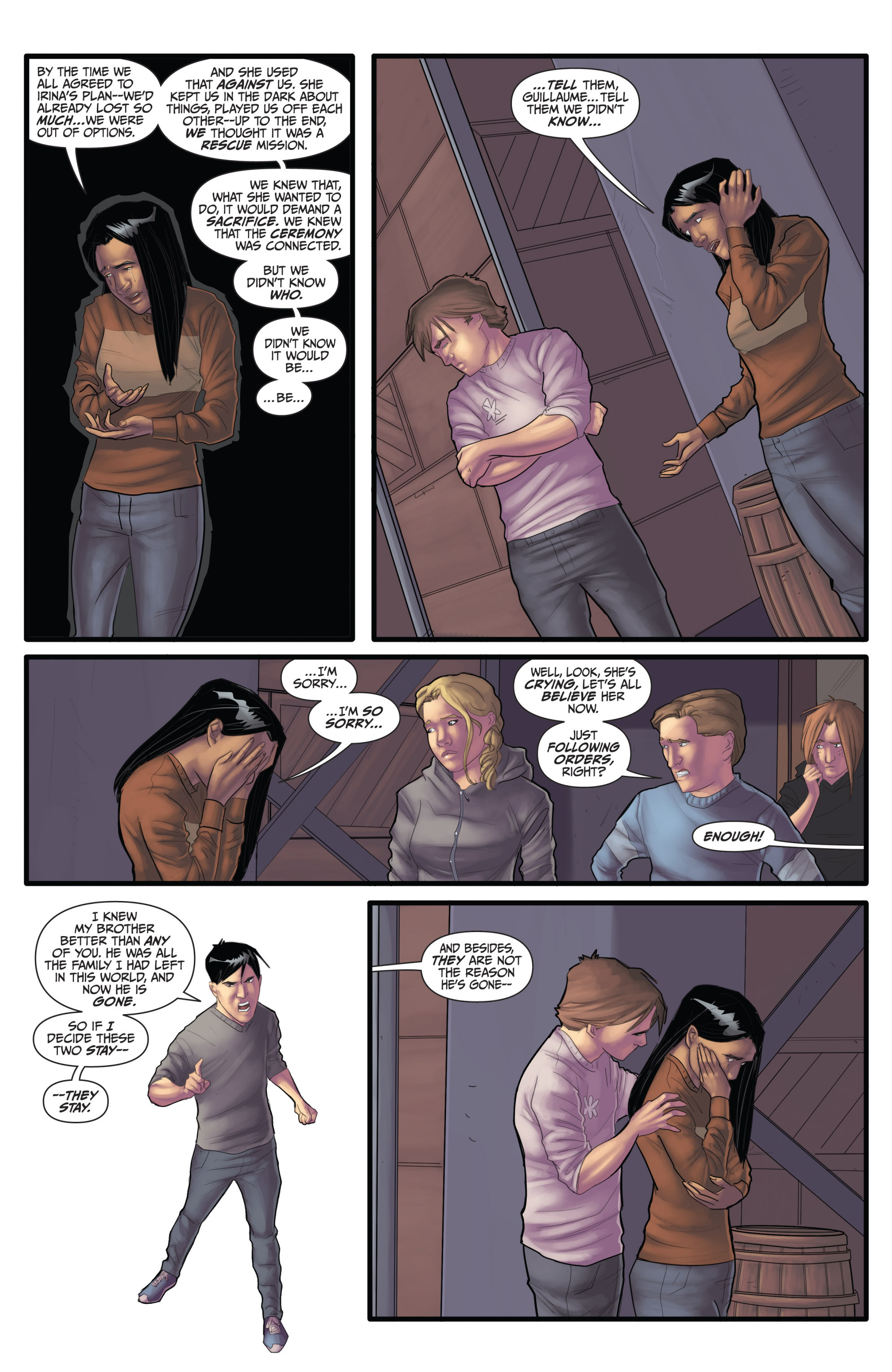 Read online Morning Glories comic -  Issue #34 - 16