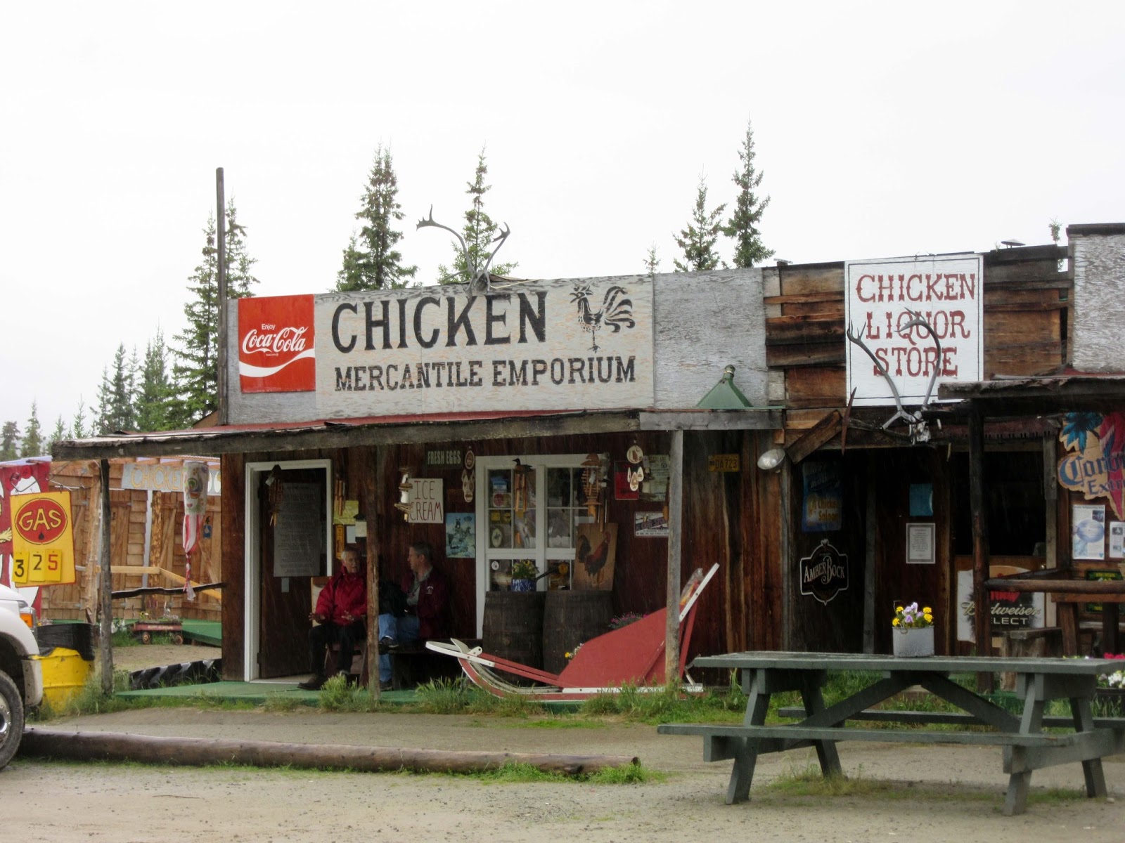 Because I Can Top of the World Highway to Tok, Alaska