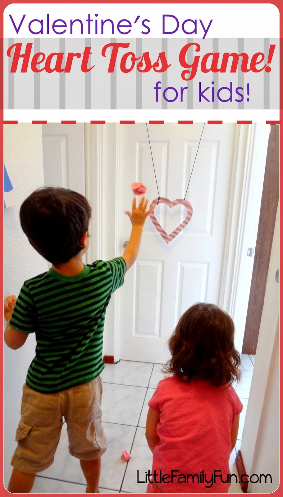 Little Family Fun Valentines Day Heart Toss Game-5673