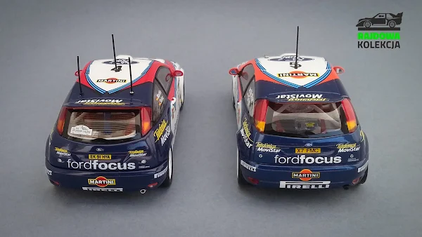 AUTOart vs Minichamps Ford Focus RS WRC 02