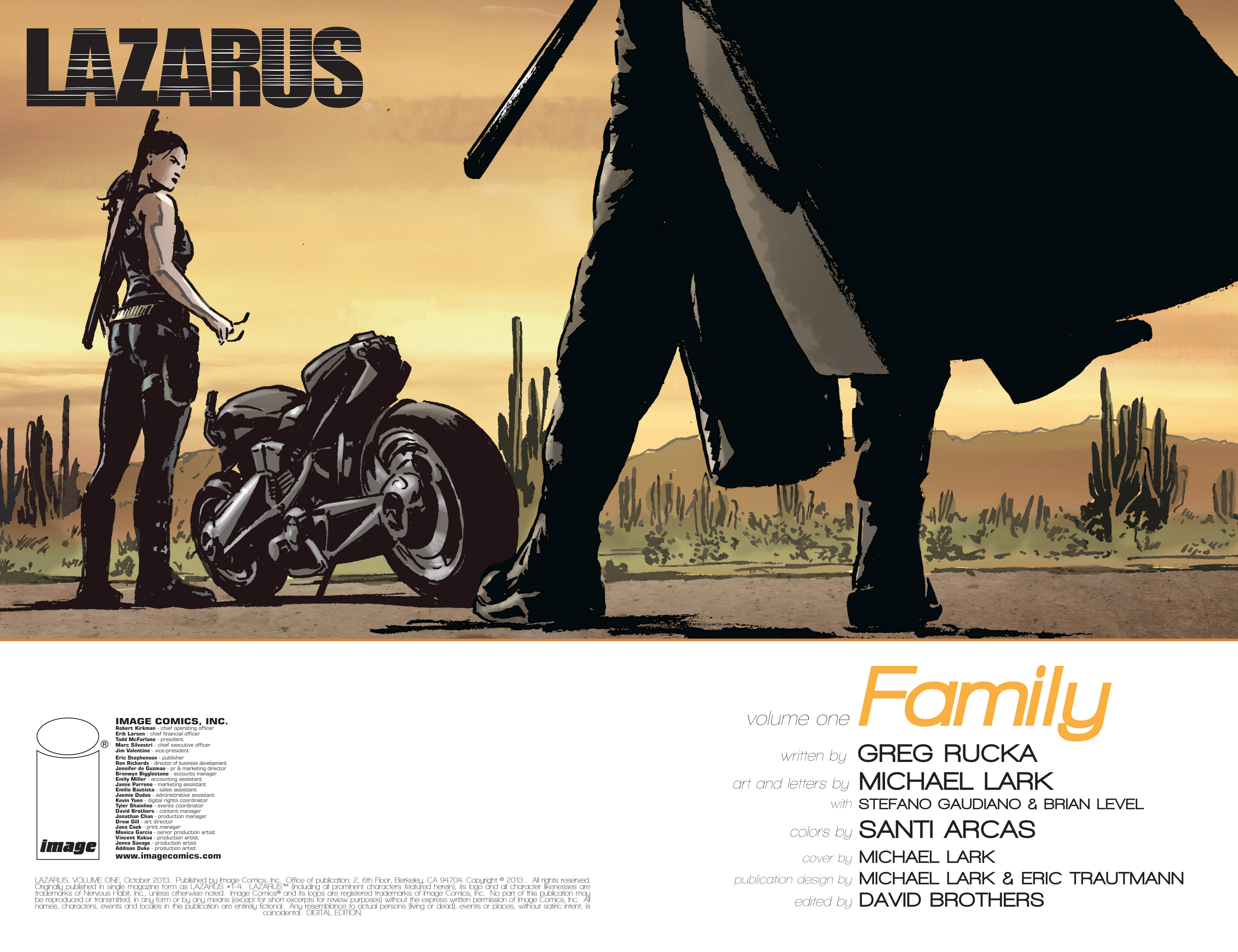 Read online Lazarus (2013) comic -  Issue # _TPB 1 - Family - 4
