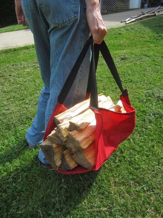 Simply Resourceful Handmade Log Carrier