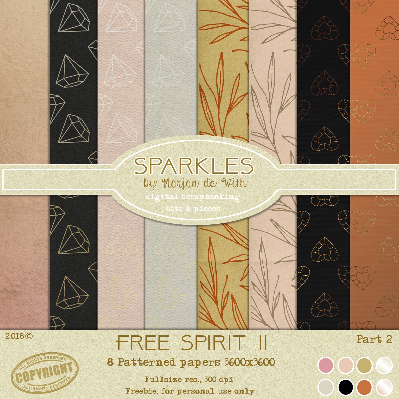Sparkles by Marjan de With Free Spirit II