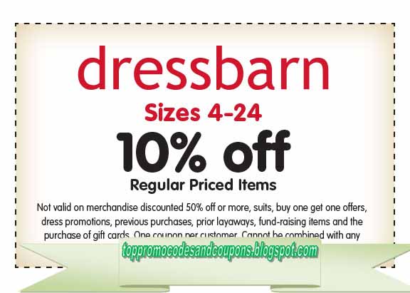 Free Promo Codes And Coupons 2020 Dress Barn Coupons