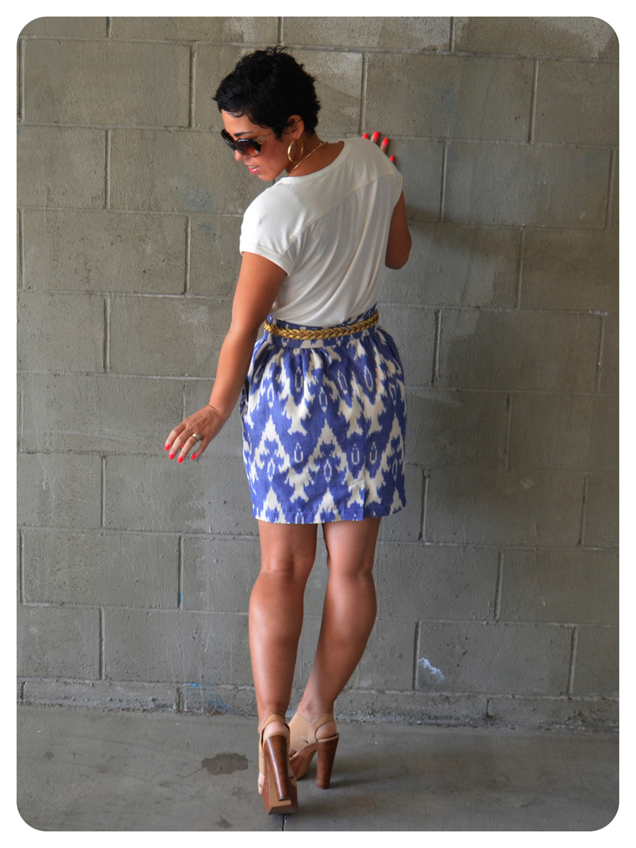 DIY IKAT Print Skirt + Pattern Review Simplicity 2512 + Special Offers