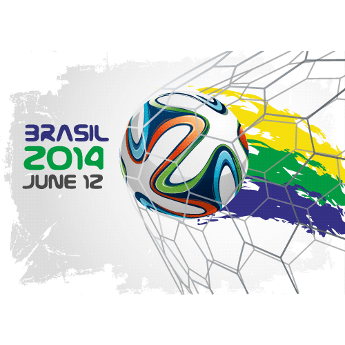 Golazo en Brasil 2014 - Vector
