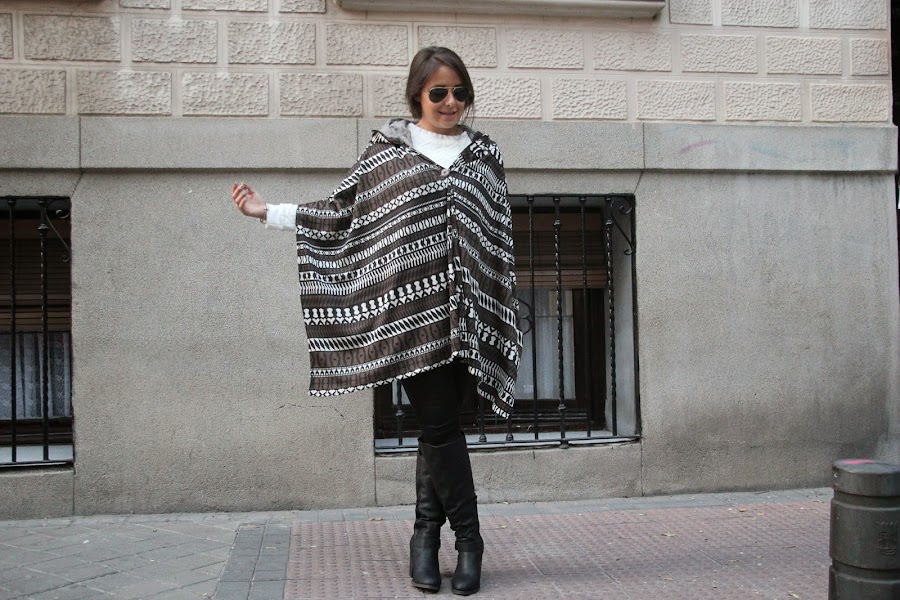 DIY Cómo hacer poncho muy fácil blog diy y blog de costura.