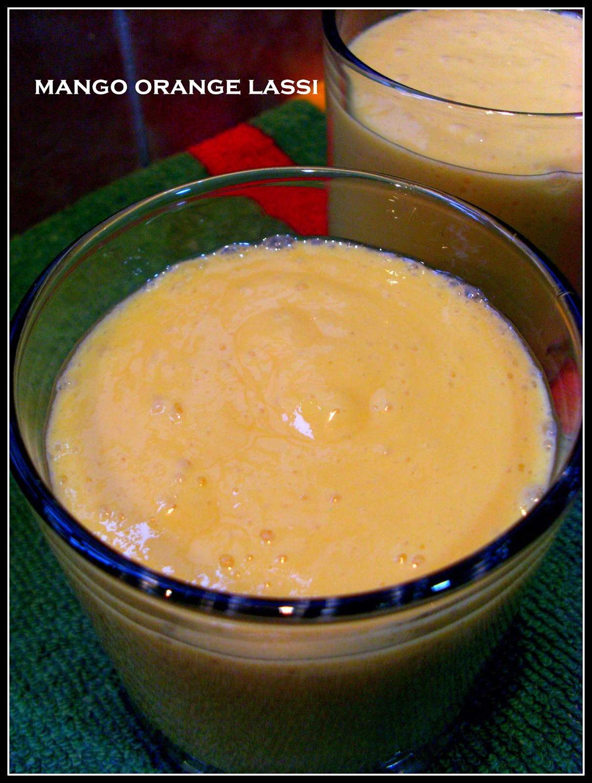 Mango Orange Lassi
