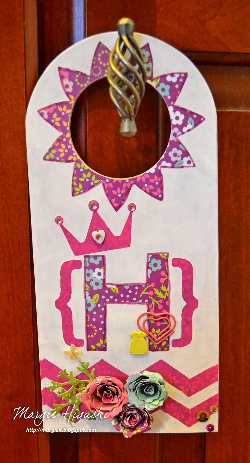 SCRAPS of (my) Life Hazel & Ruby Girly Door Hanger