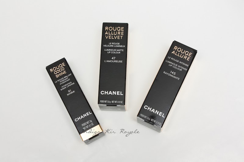 Chanel Les Impressions de Chanel Rouge Allure Lipstick Swatches