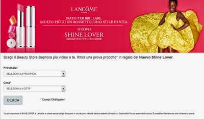 rossetto Shine Lover Lancome