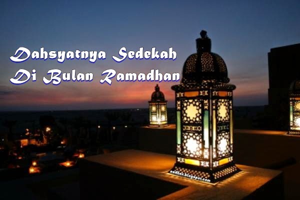 Image result for Dahsyatnya Sedekah di Bulan Ramadhan