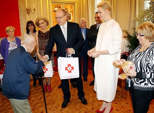 Celebrations of Monaco National Day 2016 ceremony on November 19. Princess Charlene, Charlotte Casiraghi, Pierre Casiraghi, Beatrice Borromeo Princess Caroline, Princess Stephanie