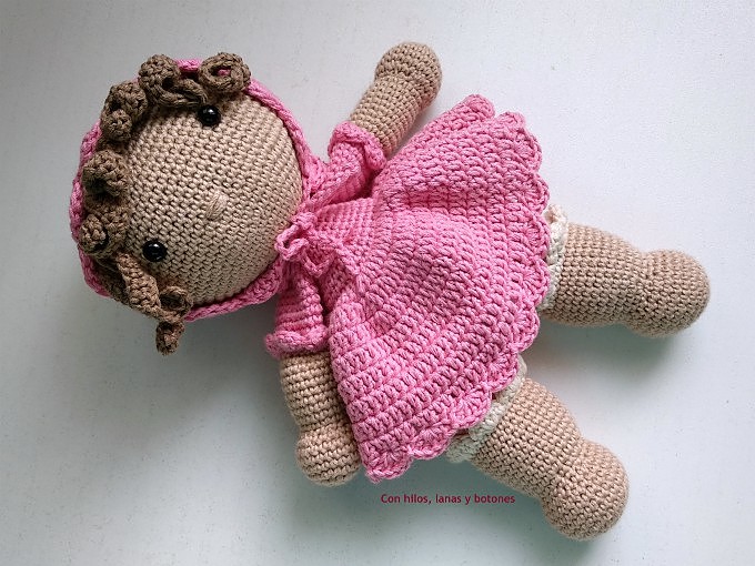 Con hilos, lanas y botones: Julieta amigurumi
