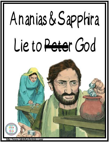 Ananias and Sapphira | Bible Fun For Kids