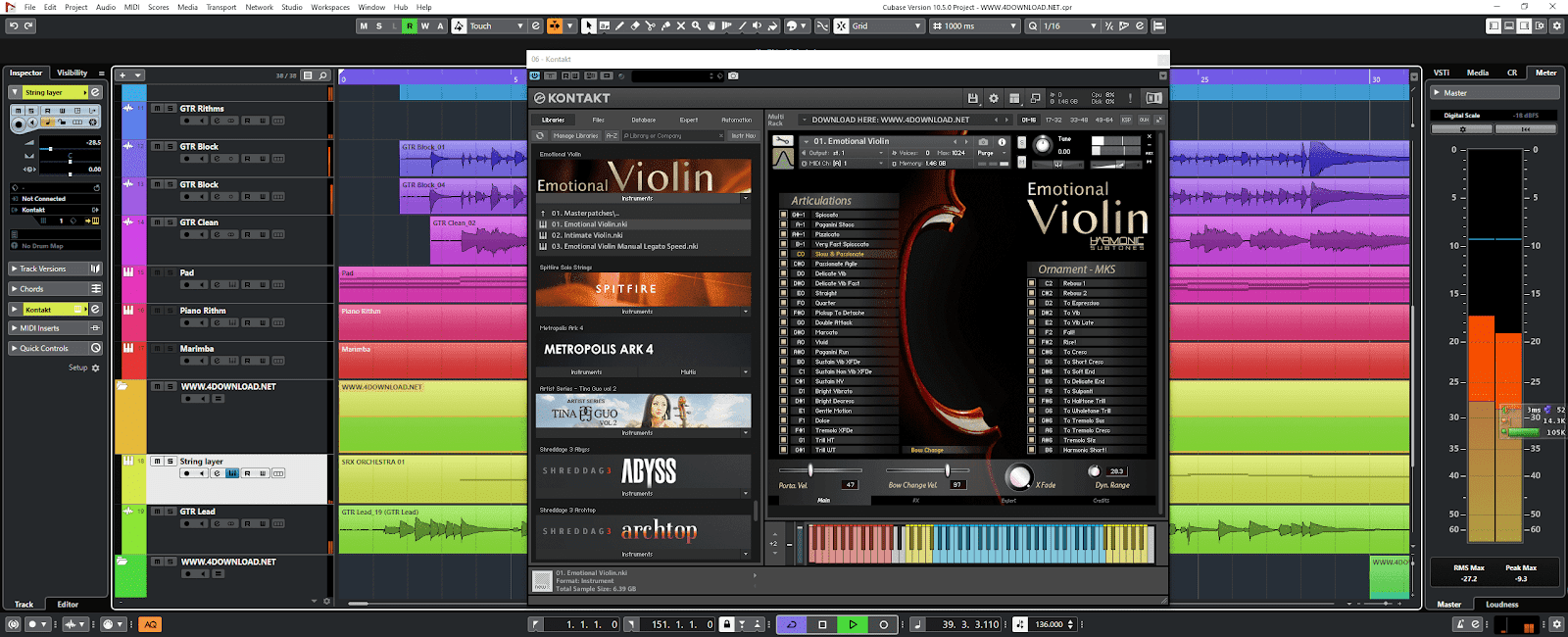 Download Emotional Violin KONTAKT Library