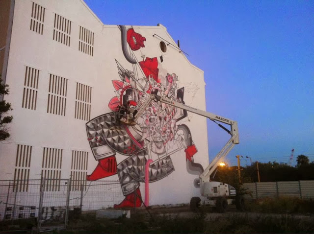 New Street Art Mural By How & Nosm For Underdgos in Lisbon, Portugal. 5