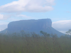 Tepuy, table topped mountains on way to Angel Falls