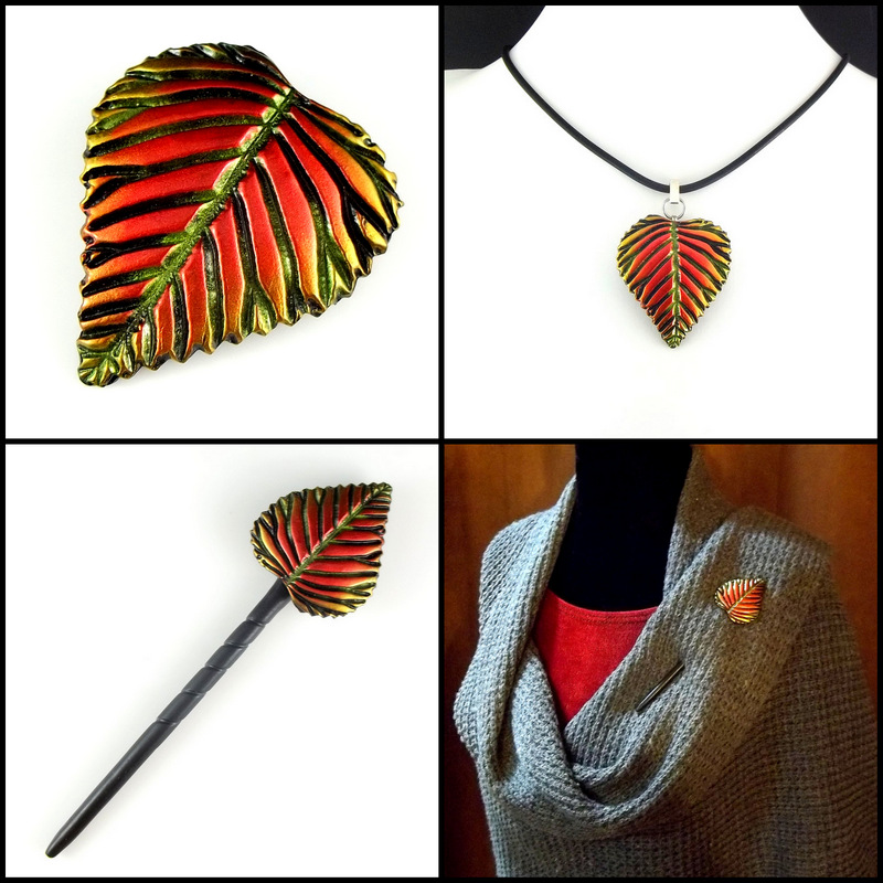 2 Good Claymates New Interchangeable Shawl Stick Designs Created With