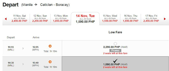 AirAsia in Caticlan Boracay Seat Sale Promo Fares
