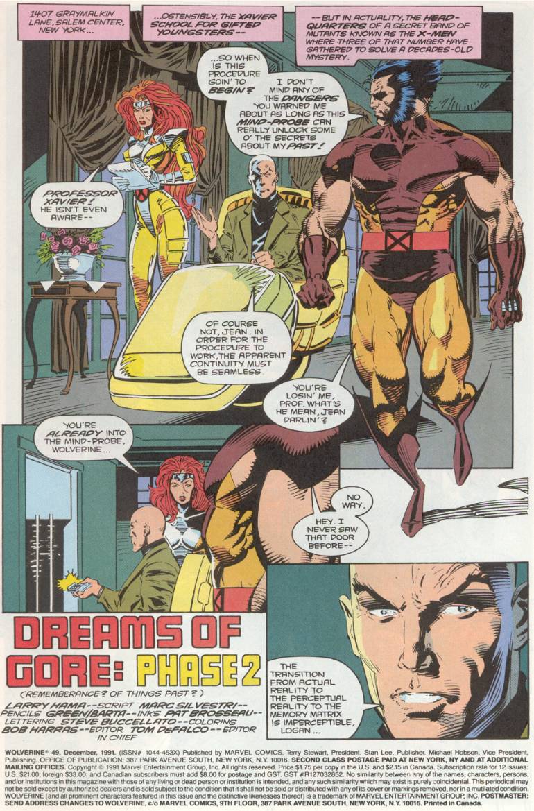 Read online Wolverine (1988) comic -  Issue #49 - 2