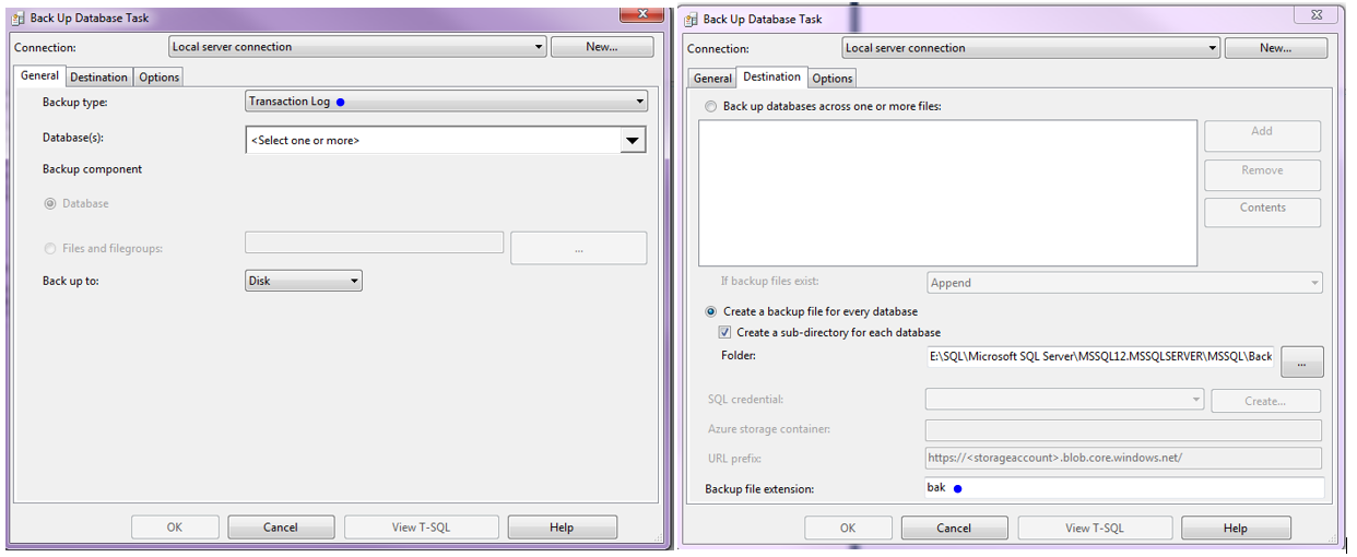 Troubleshooting MS SQL Server: SQL Server: Backup file extensions are ...