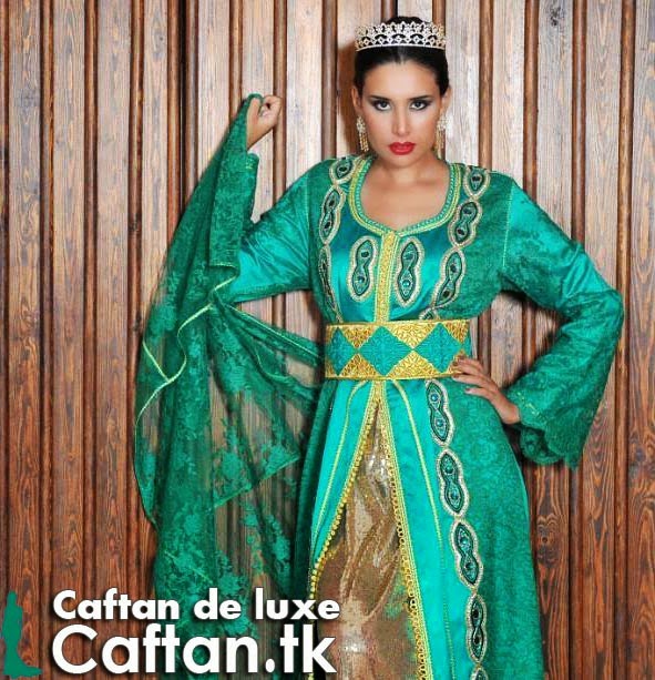 Caftan 2014 Robe de mariée vert d'eau