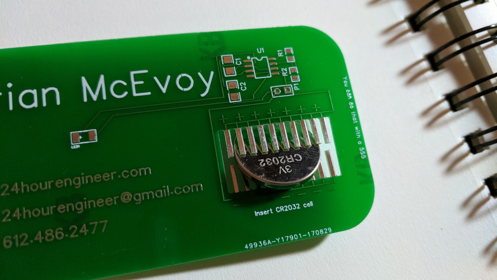 electronic business card
