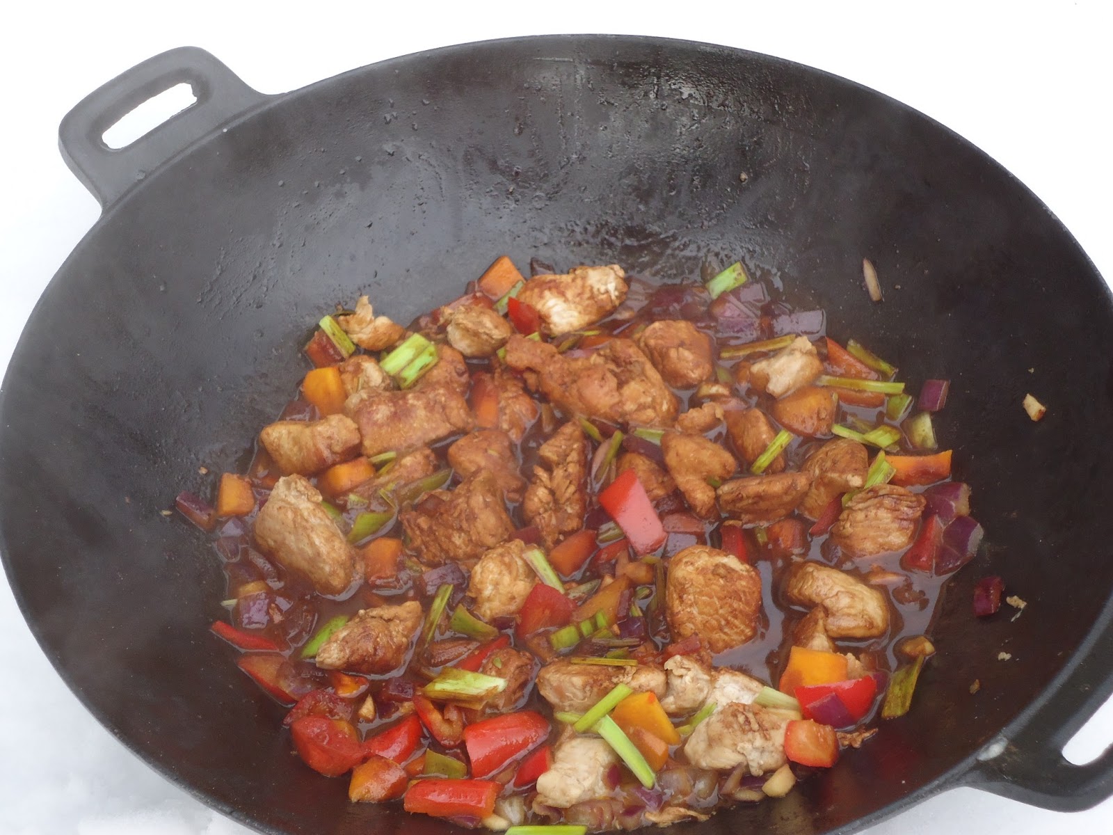 auchwas: Bunter &amp;quot;WOK&amp;quot; mit Putenfleisch