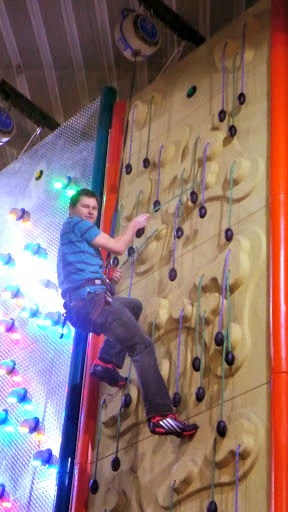 Clip n Climb Maryport - Almost at the top. 