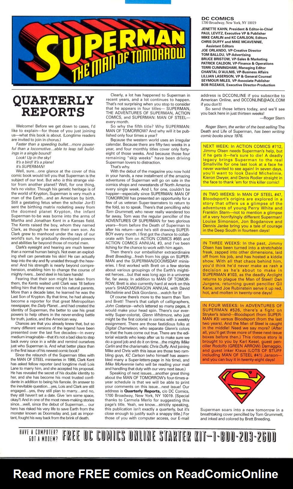 Read online Superman: The Man of Tomorrow comic -  Issue #1 - 23