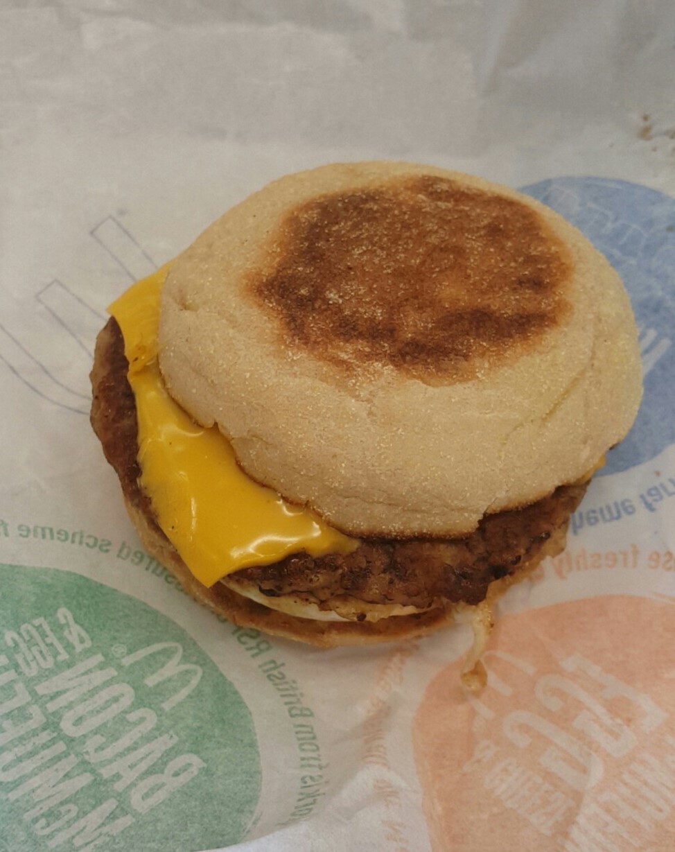 Trust Me Treats McDonald's UK Sausage & Egg McMuffin review