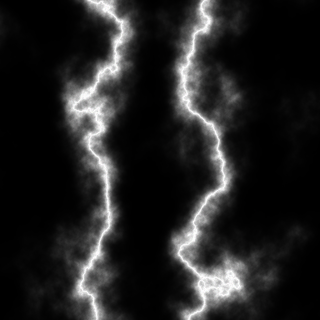 Lightning Bolts Created with Bilinear Gradient