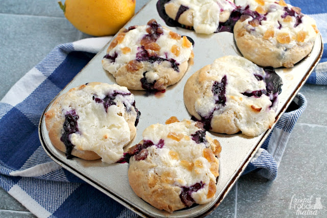 These moist Blueberry Lemon Cream Cheese Muffins are brimming with blueberries and a cream cheese swirl.