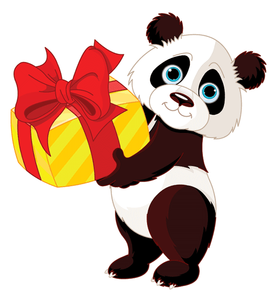 Panda Present Image