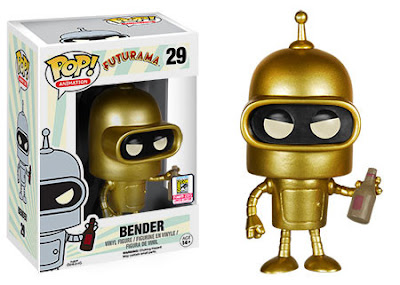SDCC 15 Exclusive Futurama “Gold” Bender Pop! Vinyl Figure by FunkoSan Diego Comic-Con 2015 Exclusive Futurama “Gold” Bender Pop! Animation Vinyl Figure by Funko
