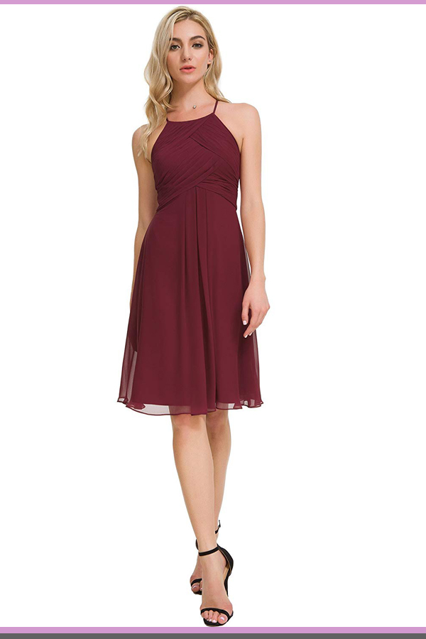 cocktail bridesmaid dress
