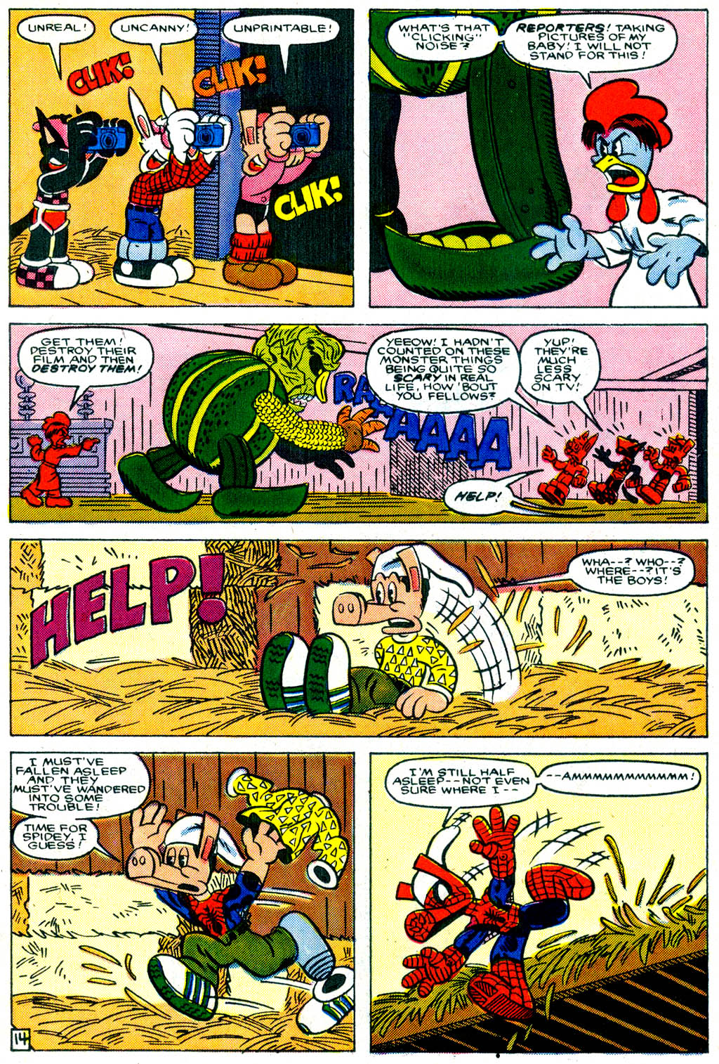 Read online Peter Porker, The Spectacular Spider-Ham comic -  Issue #13 - 15
