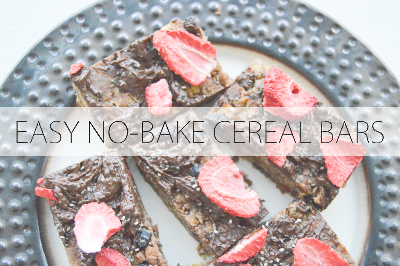 The Joyful Tribe Easy NoBake Cereal Bars
