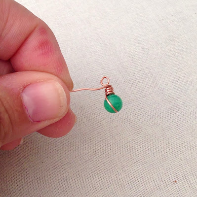 How to make wire wrapped dangles without using headpins: DIY, free tutorial
