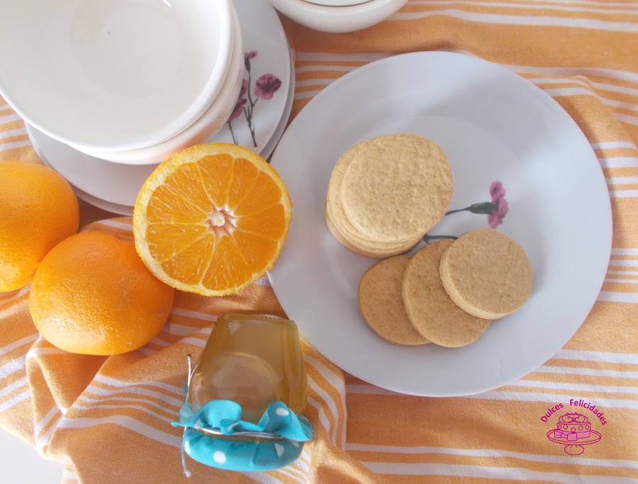 Galletas de miel y naranja