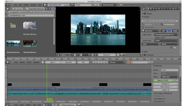 Blender Software Edit Video Ringan