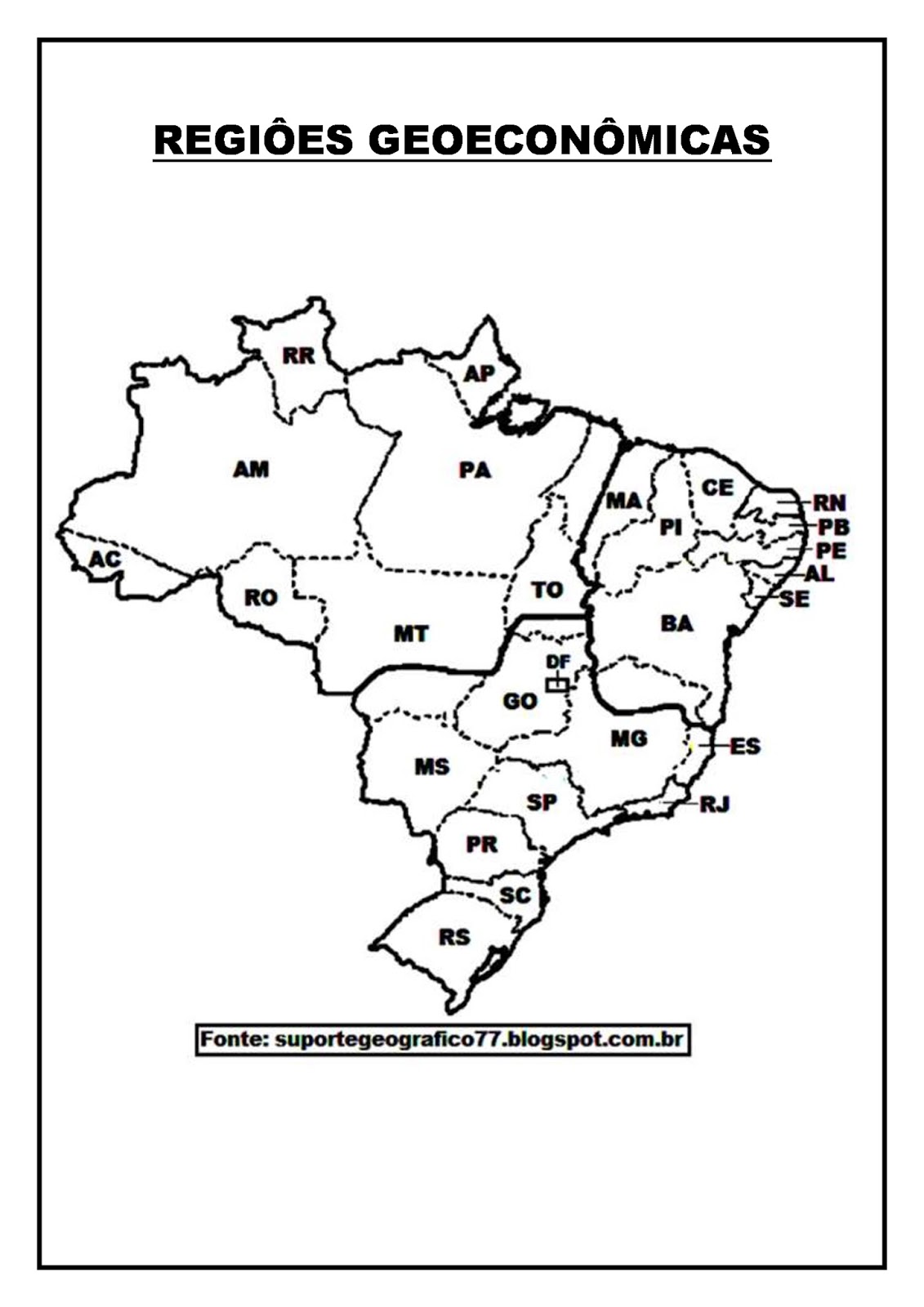 Suporte Geografico Mapas Para Colorir