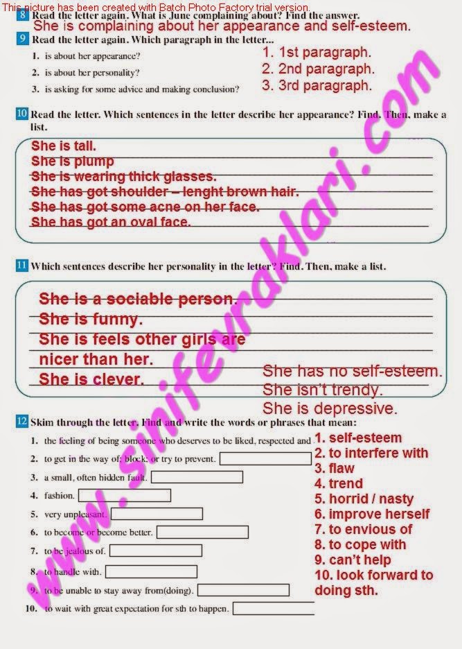 8.SINIF İNGİLİZCE DİKEY YAYINLARI DERS KİTABI CEVAPLARI SAYFA 36 - Ders
