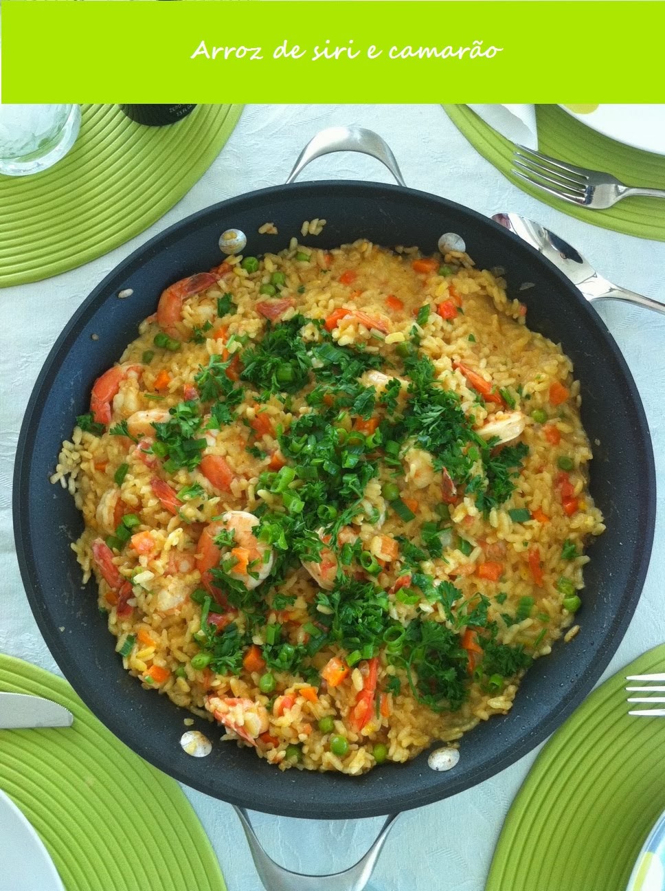 Ser Integral e Funcional Arroz de siri e camarão