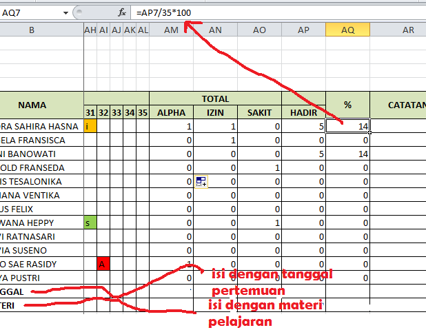 Membuat Absen Otomatis