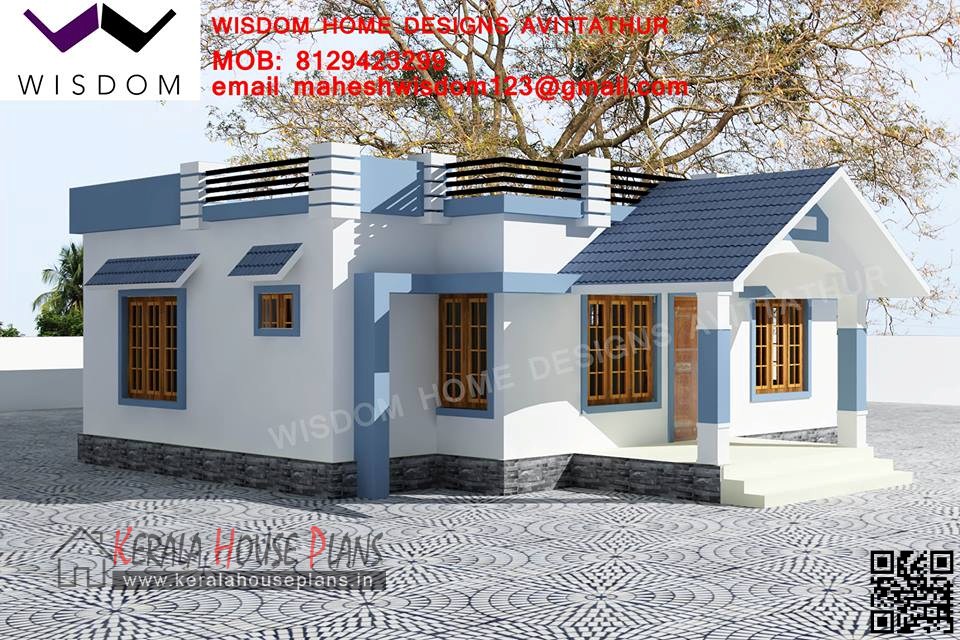 1008sqft small budget kerala house design and elevation kerala