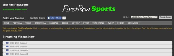 JustFirstRowSports-best-Sports-Online-streaming-website